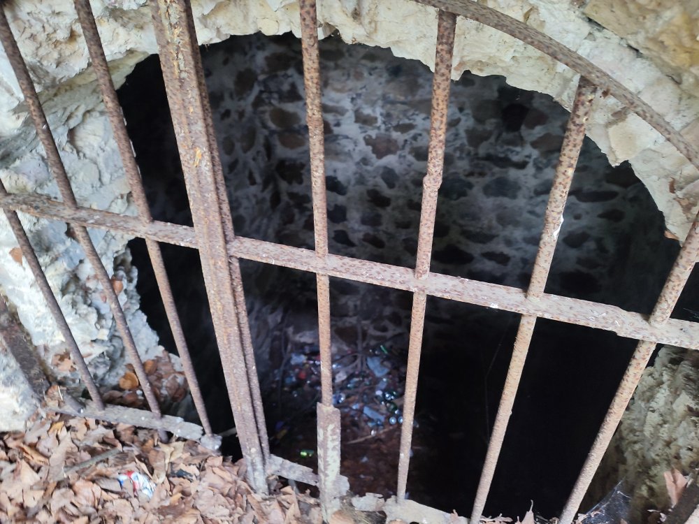 A Photo of the Inside of the Ice House